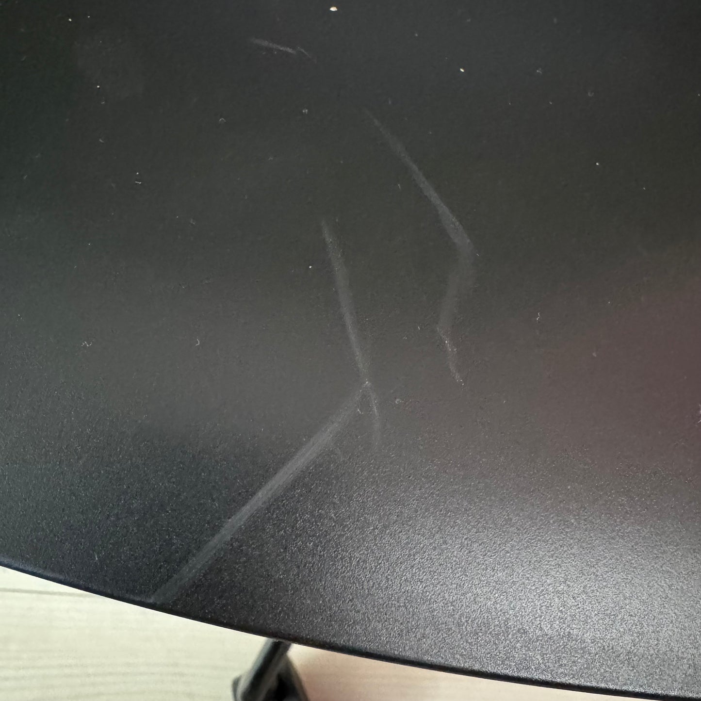 About a Chair møteromsstol fra HAY, sort plast, m/ hjul