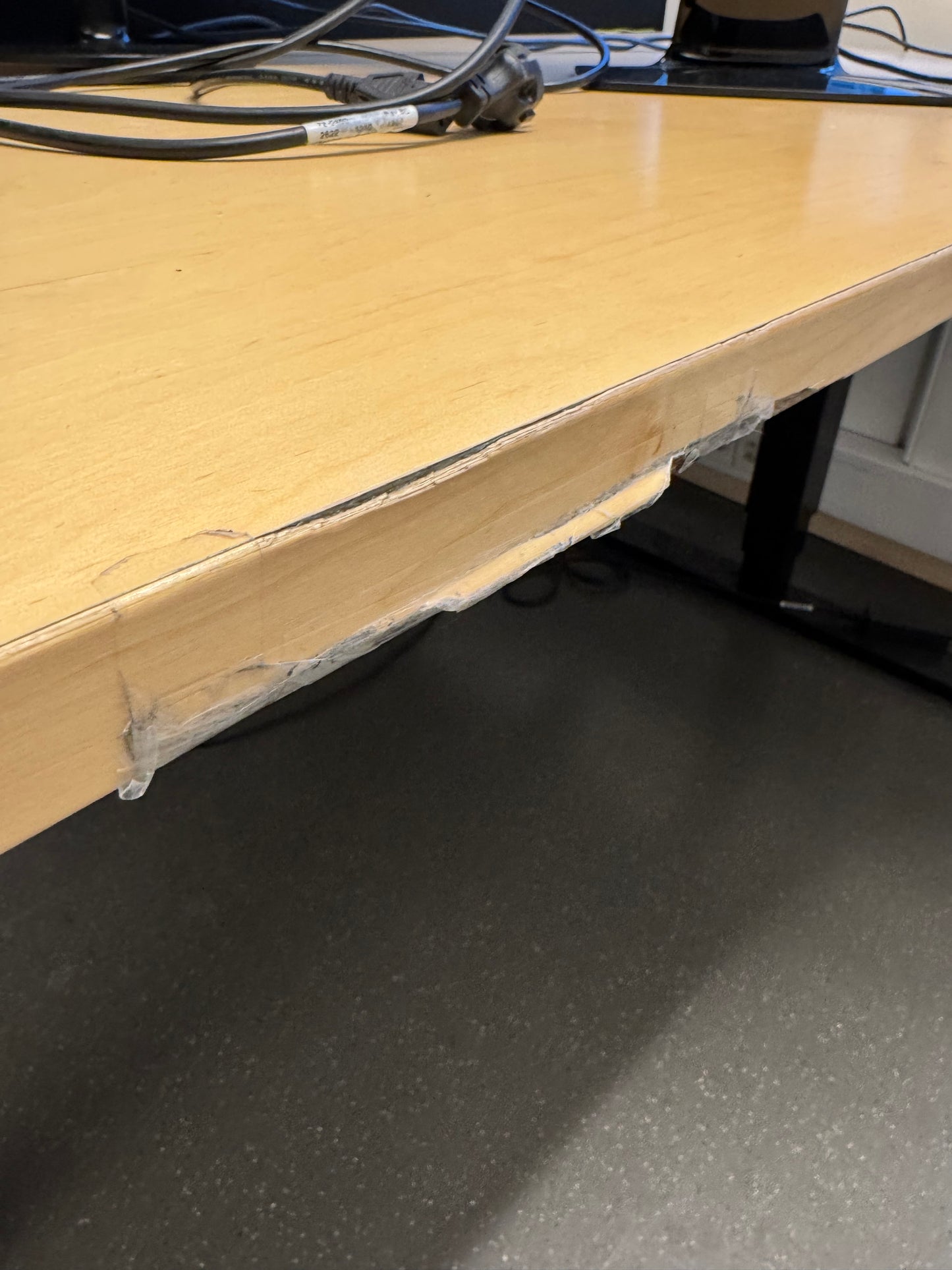 El hev/senk skrivebord høyresving, 160cm