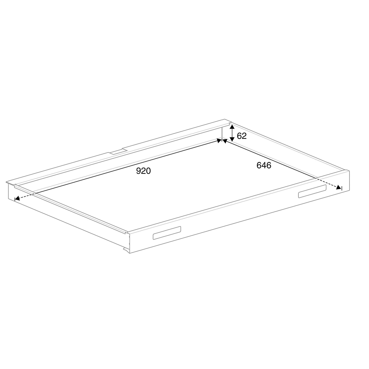 Tegningsskap SKETCH, dobbelt, A1, topplate stål, hvit