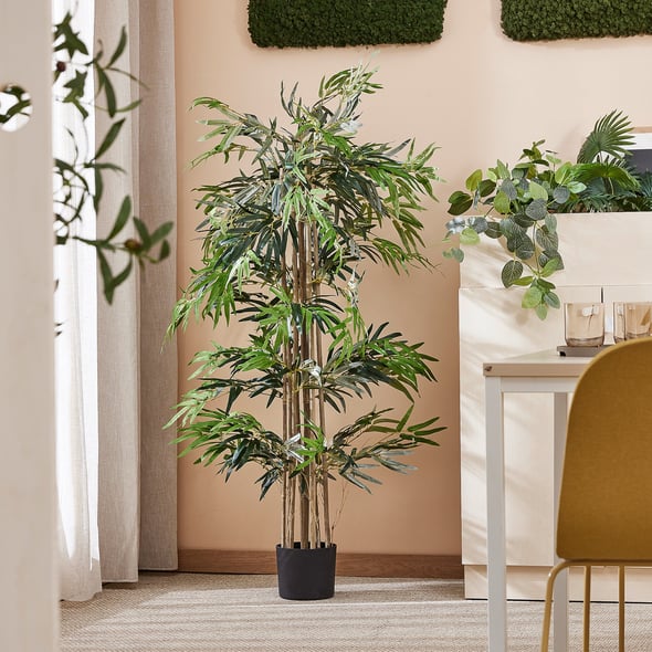 Kunstig plante EVERGREEN Bambustre, H1500, 1-pk.