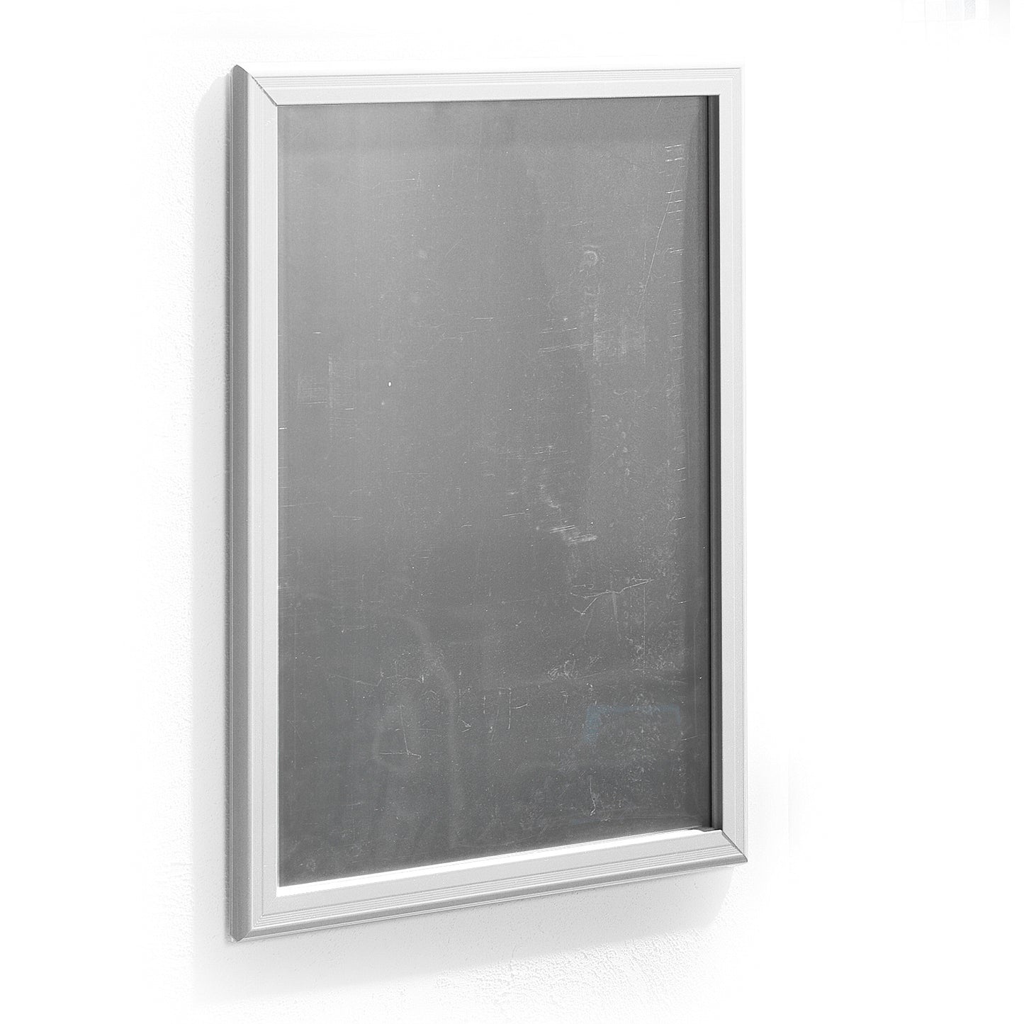 Plakatramme, klikkramme, H738 B538 mm, alugrå fra AJ Produkter