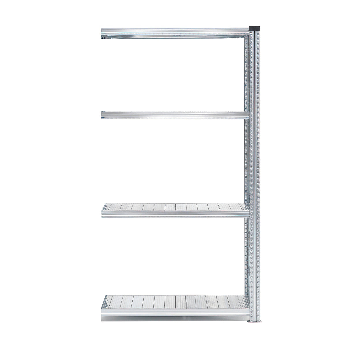 (91x60x197,2) AJ Produkter skap i grå, 4 hylleplan