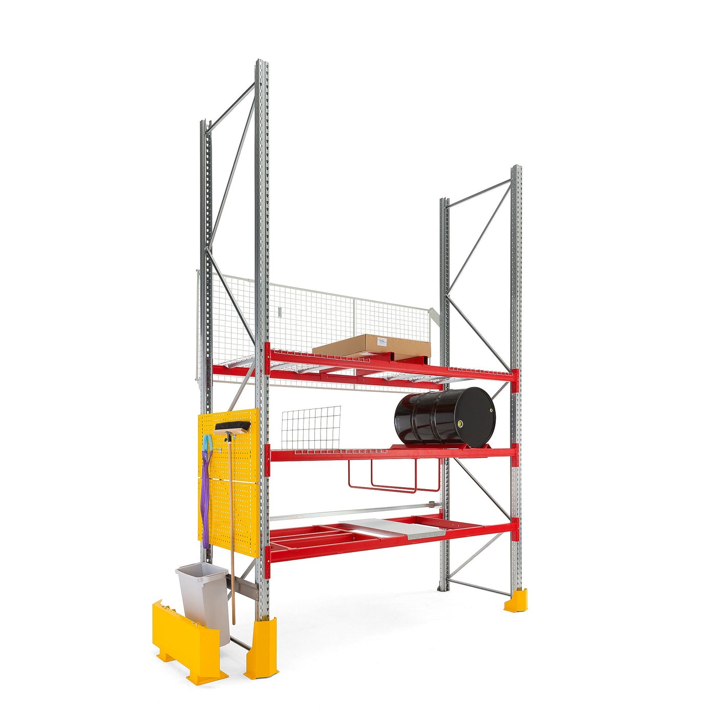 Pallereol ULTIMATE, påbyggseksjon, 9 paller, H2500 B2750 D1100 mm fra AJ Produkter