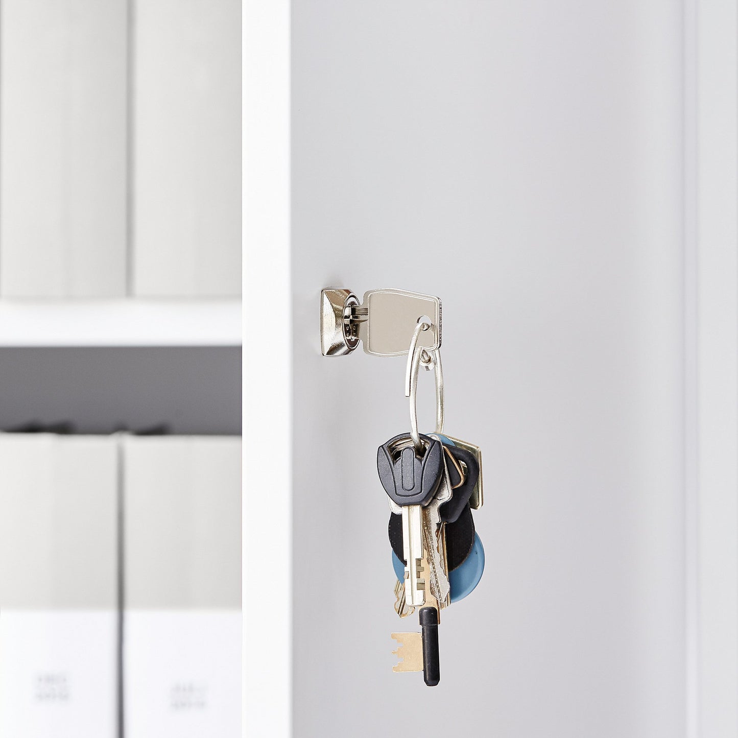 Oppbevaringsskap SERVE, H390 B550 D340 mm, hvit