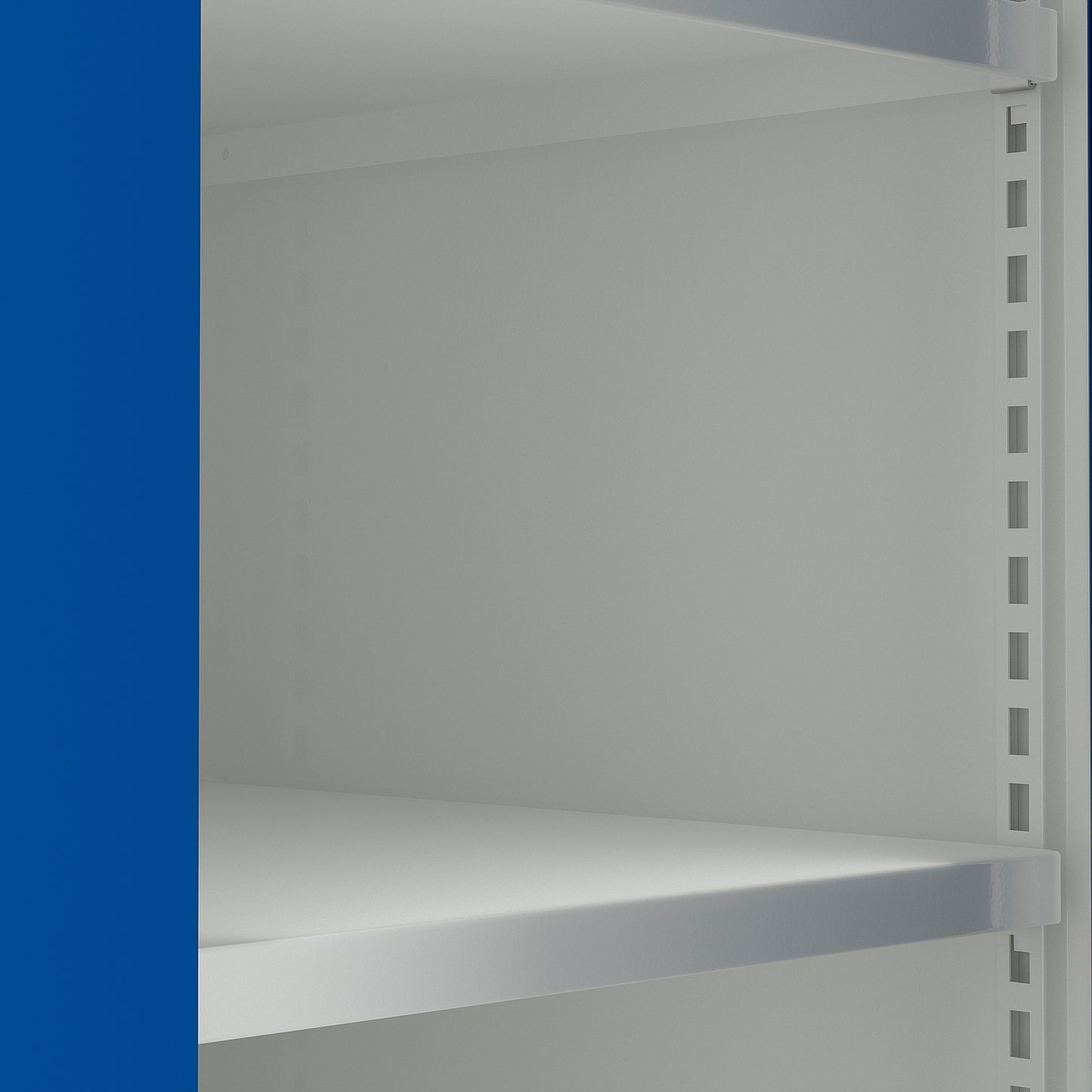 Oppbevaringsskap SUPPLY, H1900 B1020 D635 mm, hvit/blå fra AJ Produkter