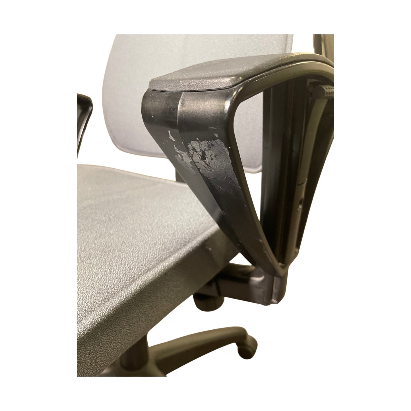 Kontorstol fra Kinnarps, Freefloat 6000/8000, grå med armlener