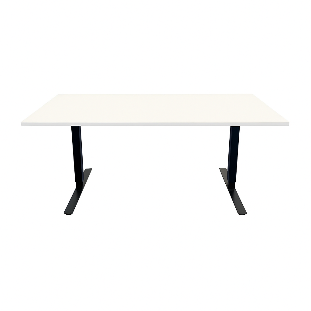 Elektrisk hev/senk skrivebord med helt ny bordplate, 200x80