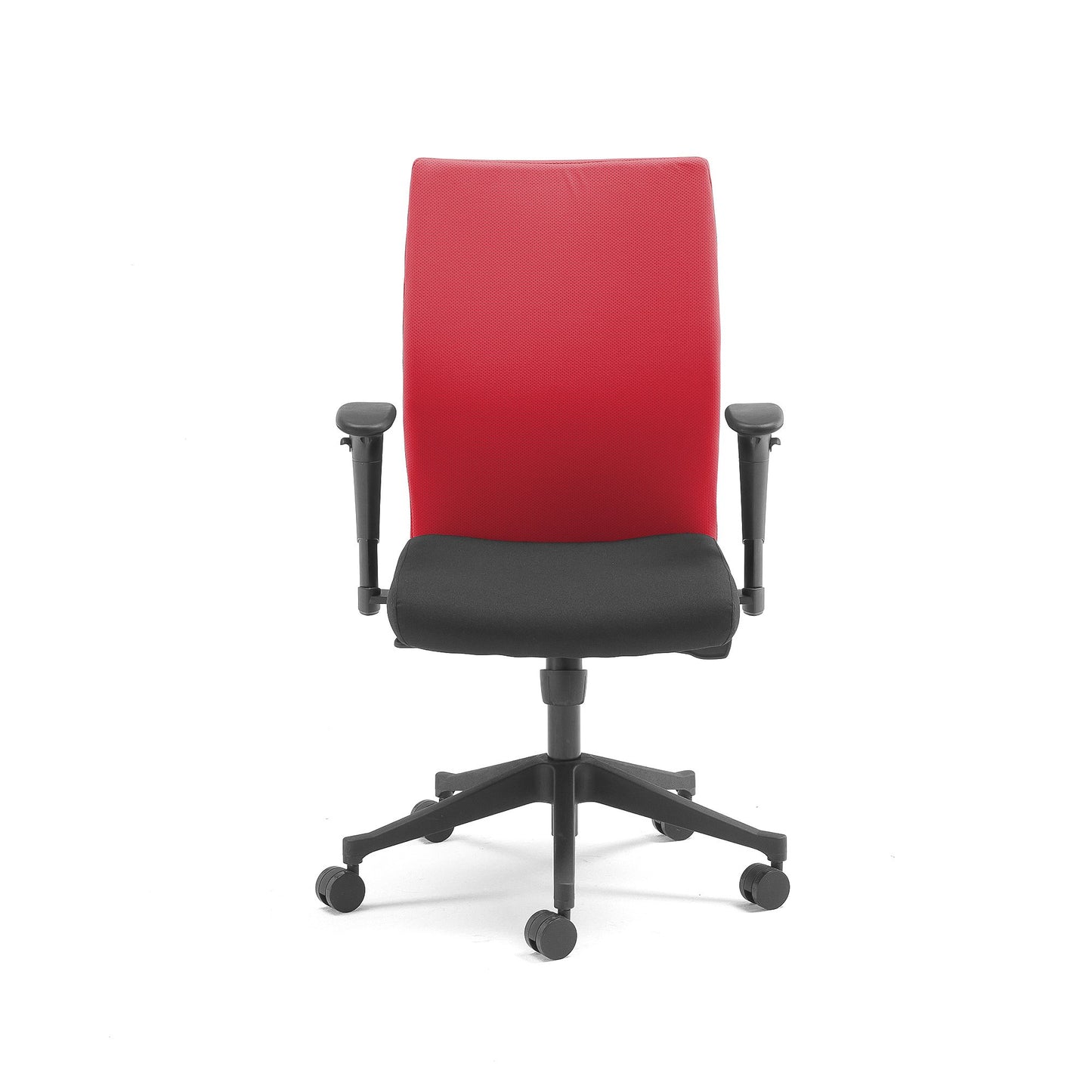 Kontorstol MILTON, med avtagbart ryggtrekk, rød