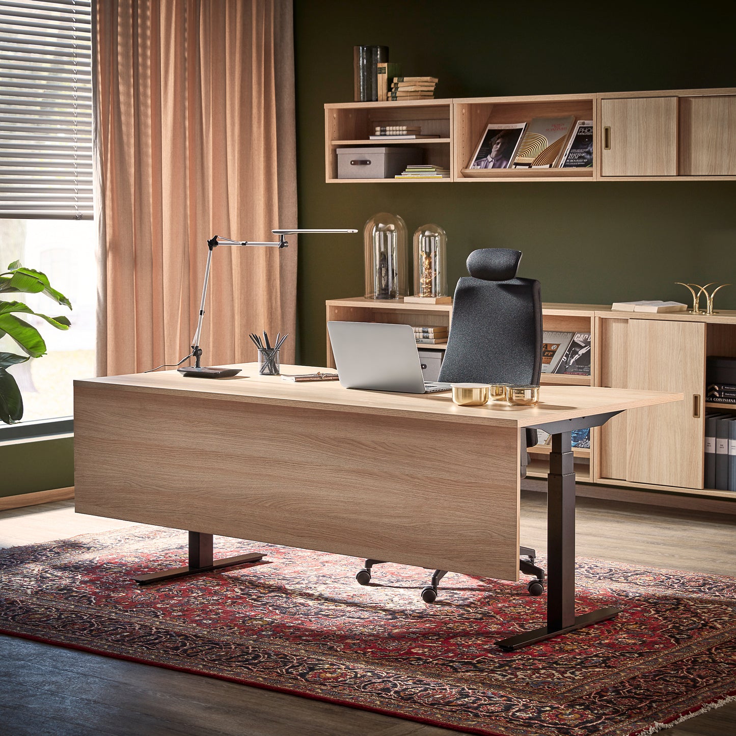 Frontpanel QBUS, L1800 H500 mm, eik