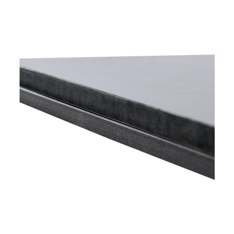 Sofabord TROSTERUD fra JYSK, marmor-look/svart, 50x100 cm
