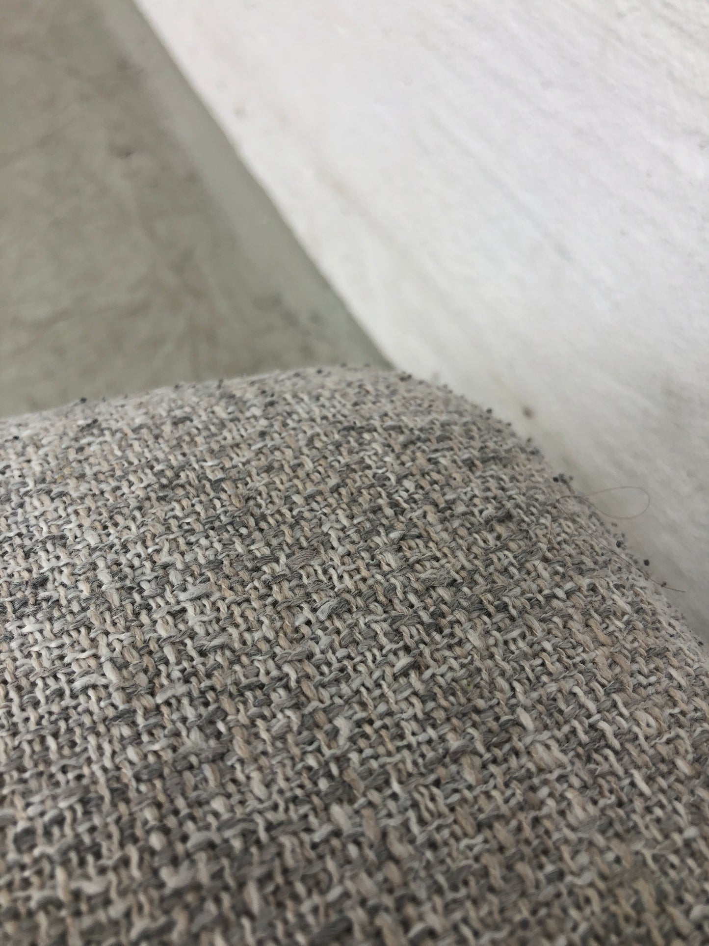 Grå Solution puff m/oppbevaring