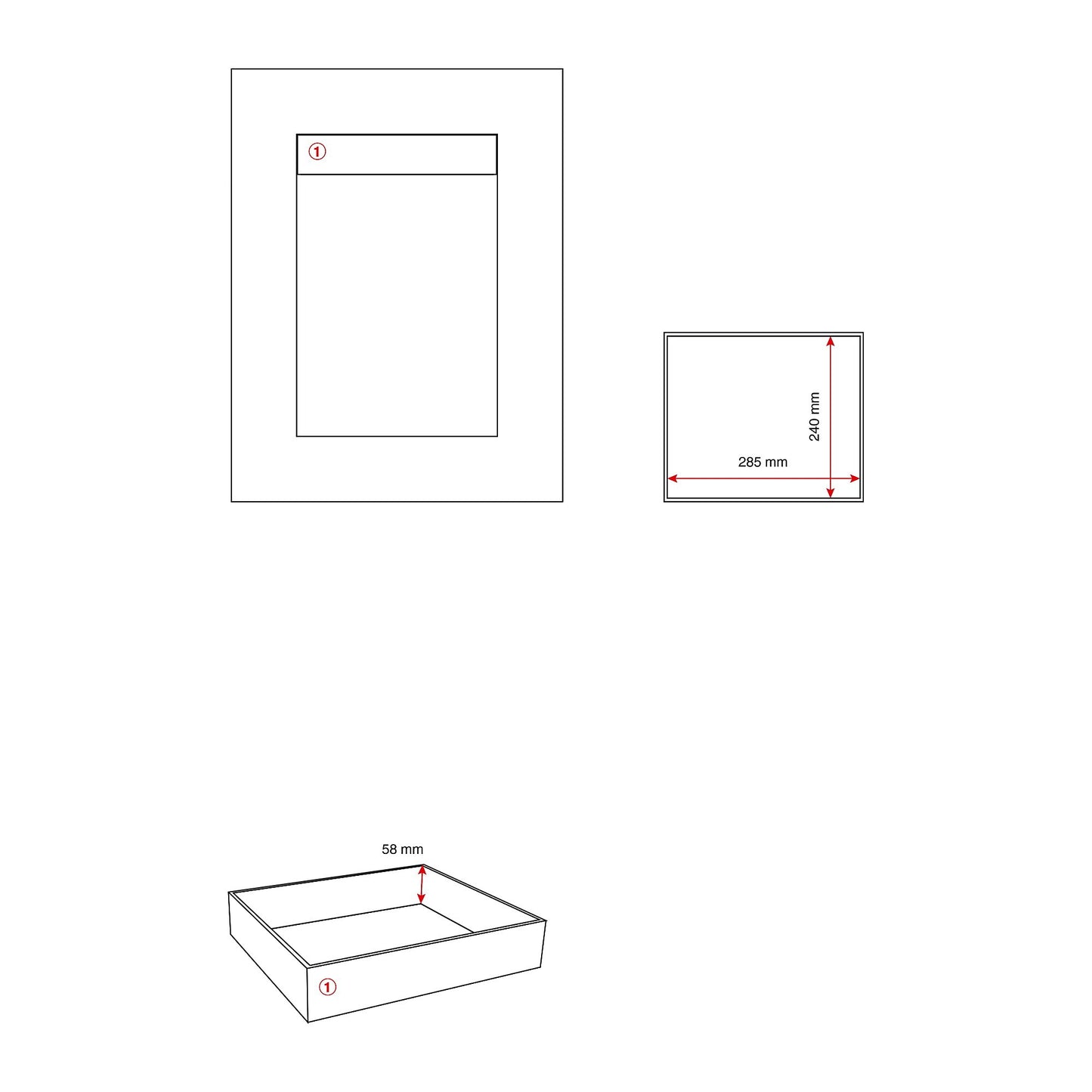 Brannsikkert dokumentskap SHIELD, H640 B490 D465 mm