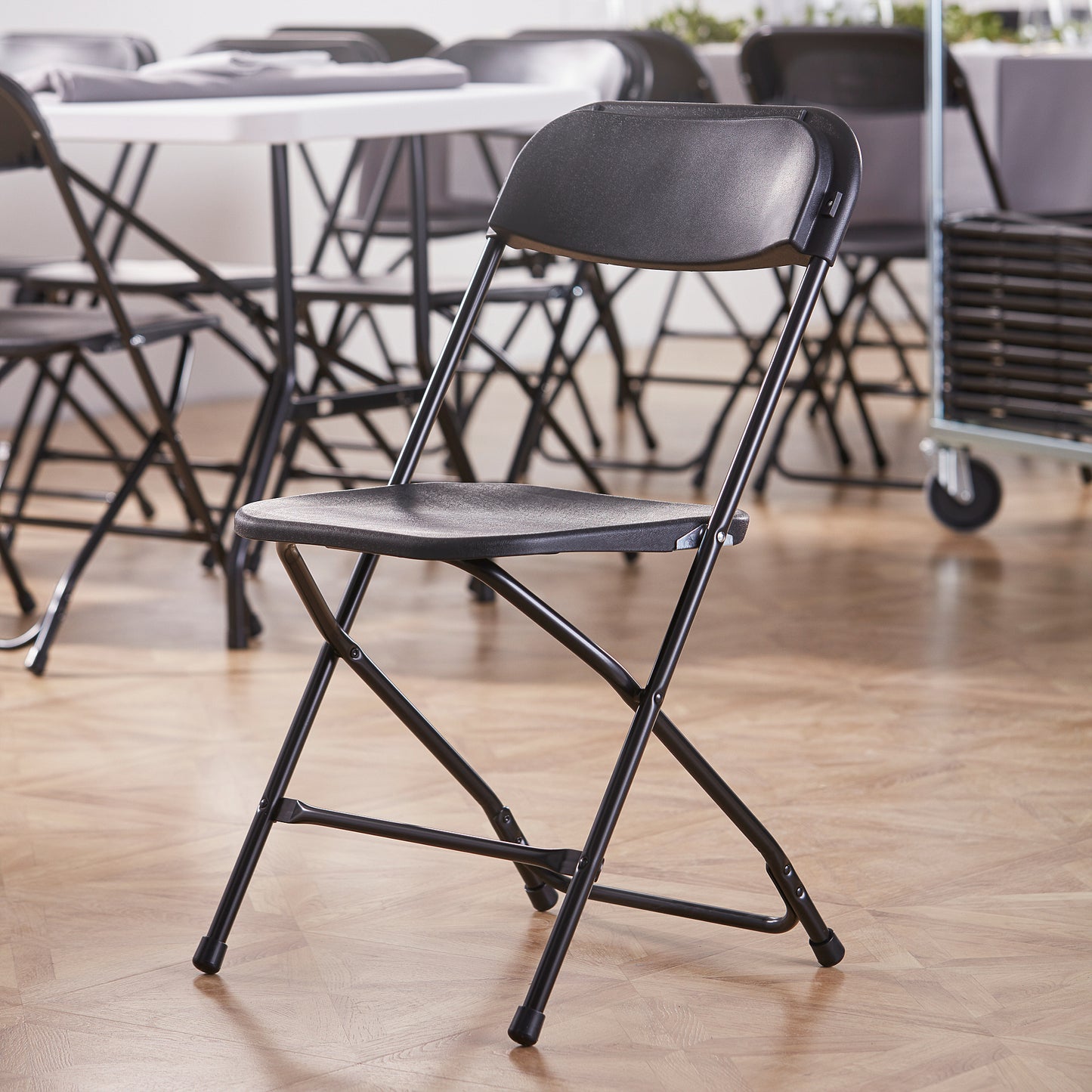 6-pk. klappstol ABERDEEN møteromsstol fra AJ Produkter, sammenleggbar