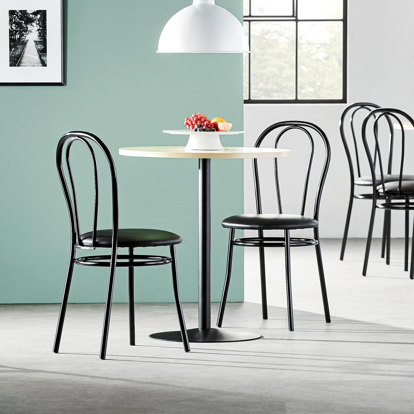 Kaféstol MIRABEL fra AJ Produkter, stabelbar