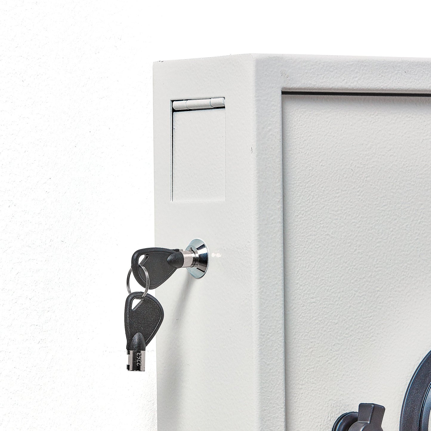 Nøkkelskap MORTON, H450 B300 D100 mm, 48 kroker, kodelås