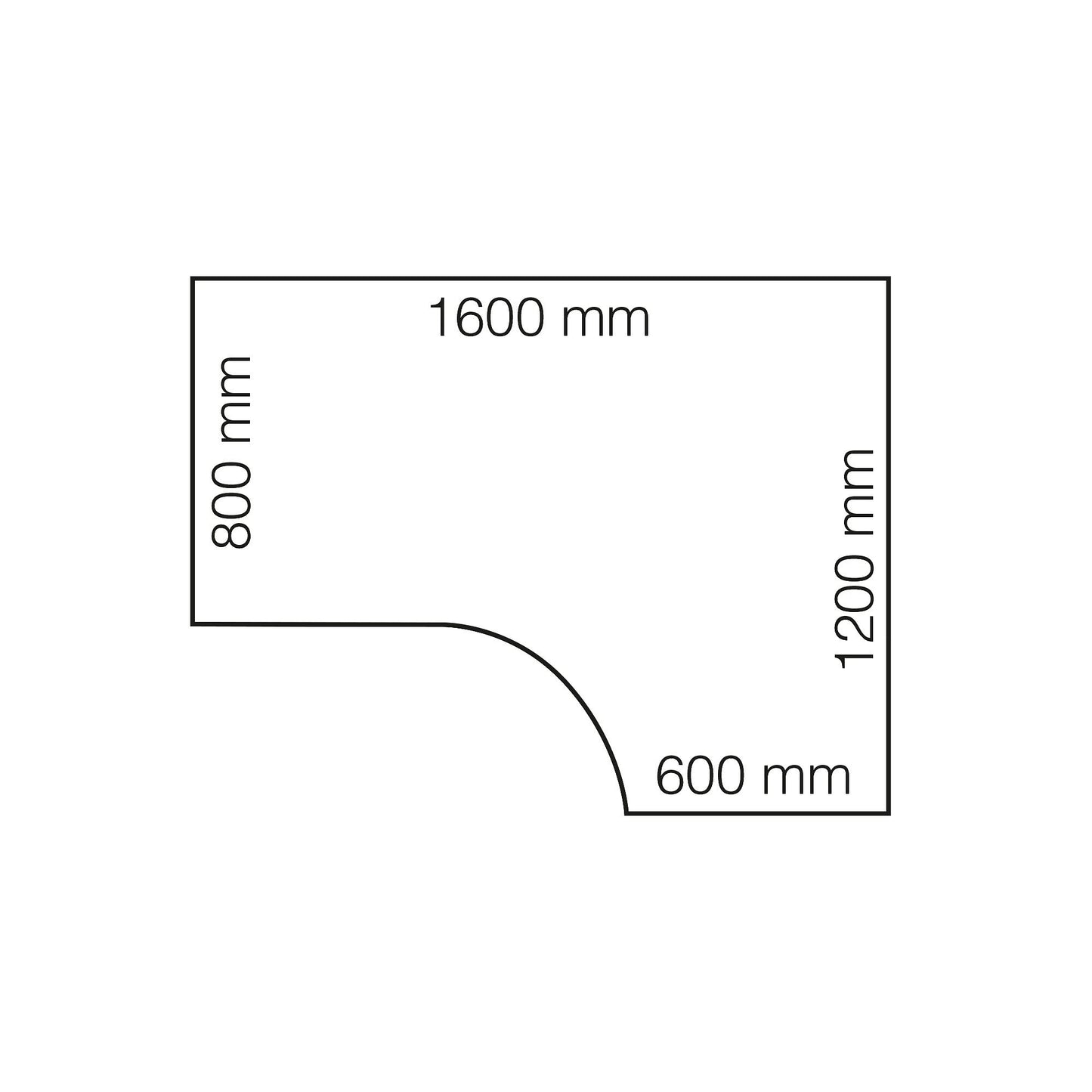 Helt nytt | Hjørneskrivebord FLEXUS, hev/senk, L1600 B1200 mm, sølv, bøk