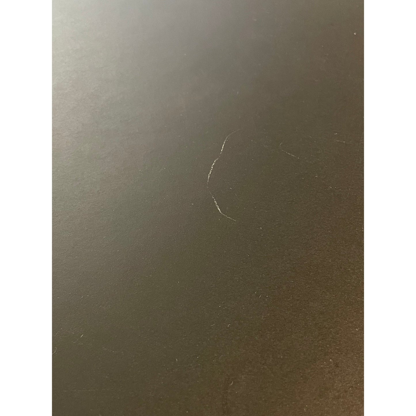 Skrivebord fra EFG Izi, svart MDF, 140x80 cm