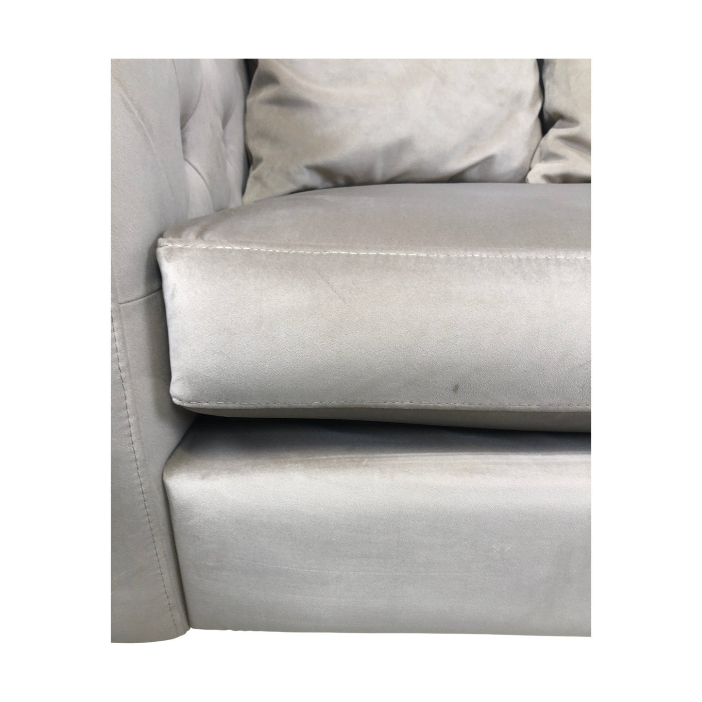 Boston 3-seter sofa fra A-Møbler, beige velour