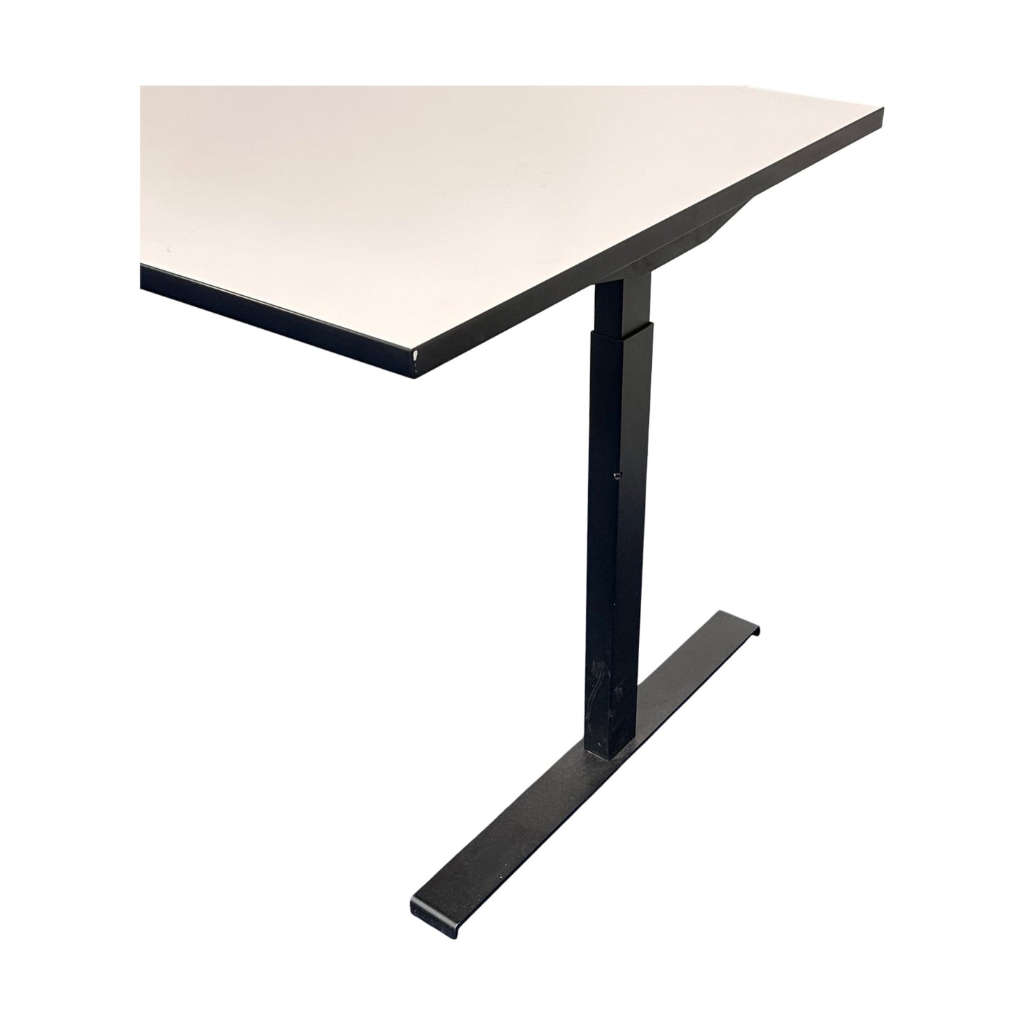 Manuelt hev/senk skrivebord fra Edsbyn, 120x80 cm, hvit