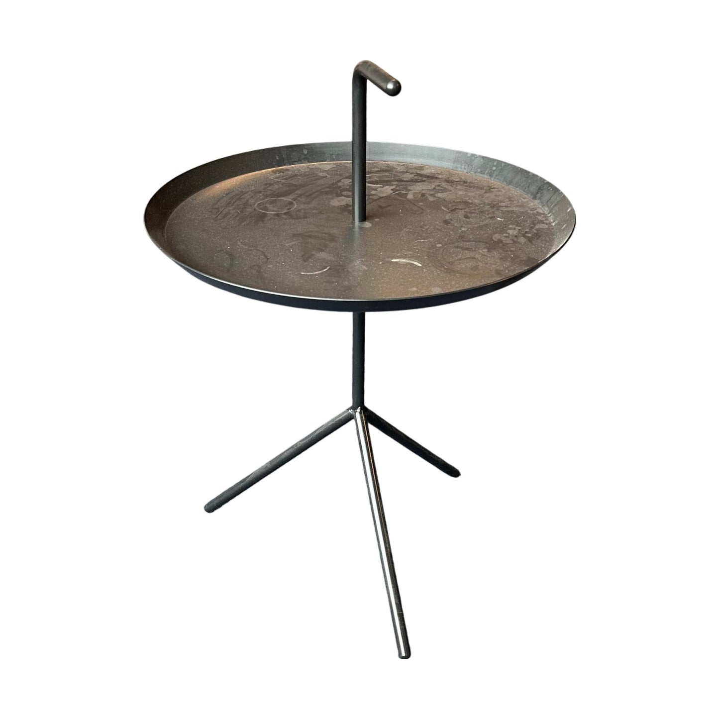 HAY sidebord, svart, Ø48 H50 cm