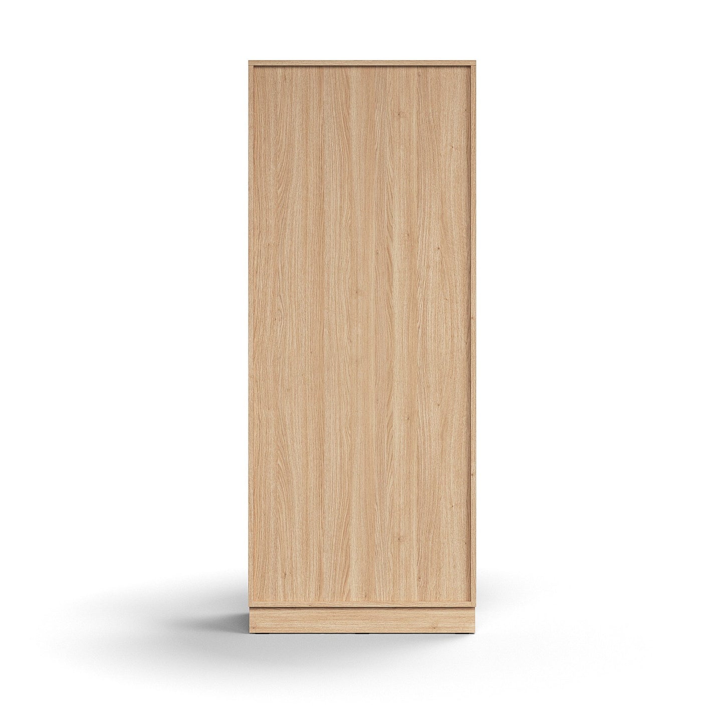 Bokhylle QBUS, 4 hyller, UTEN sokkel, H2020 B800 D400 mm, eik fra AJ Produkter