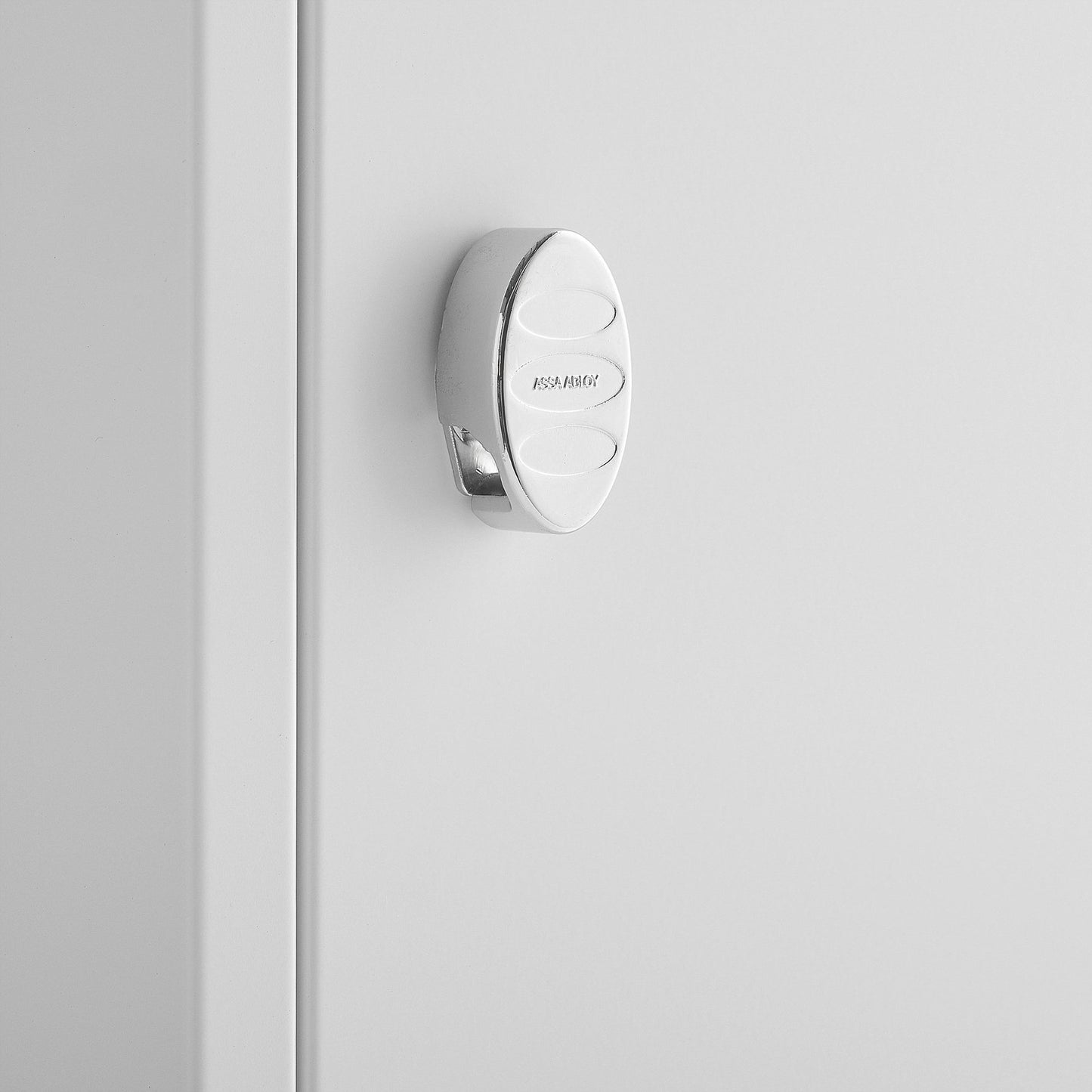 ASSA hasp for hengelås, krom