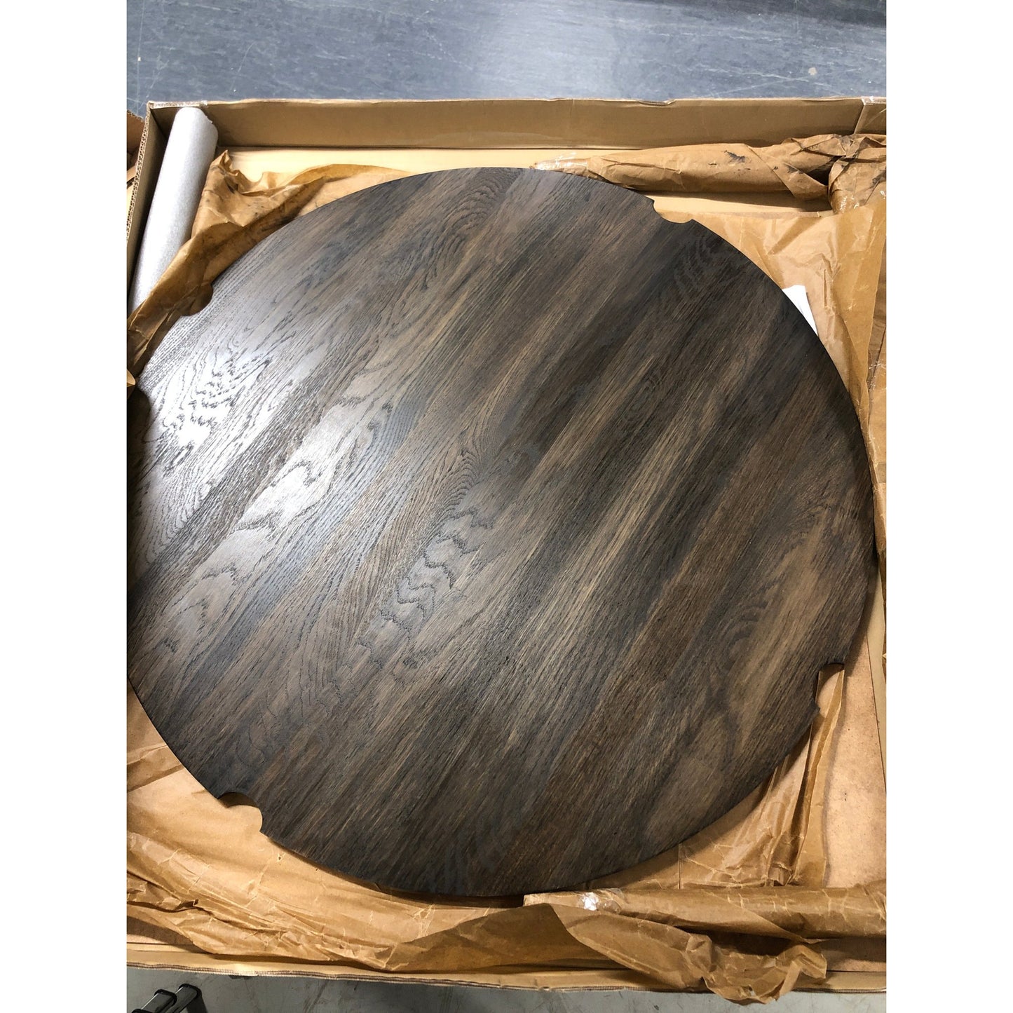 Kuma spisebord fra A-Møbler, Ø:90 cm, (D)Smoked