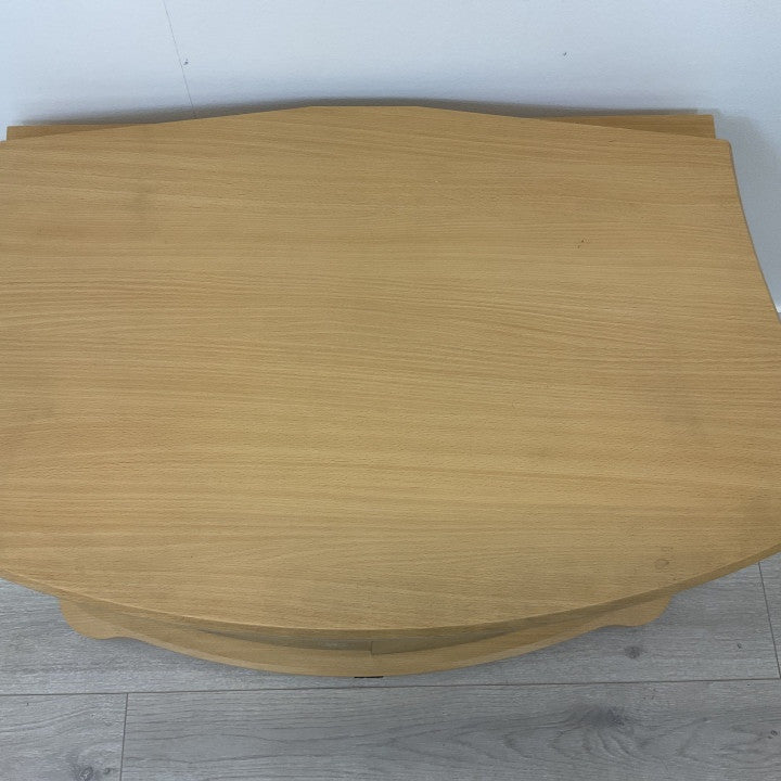 KAST - Pro Design Jaguar 95 mediabenk/TV-benk i lys trefarge med roterende bordplate