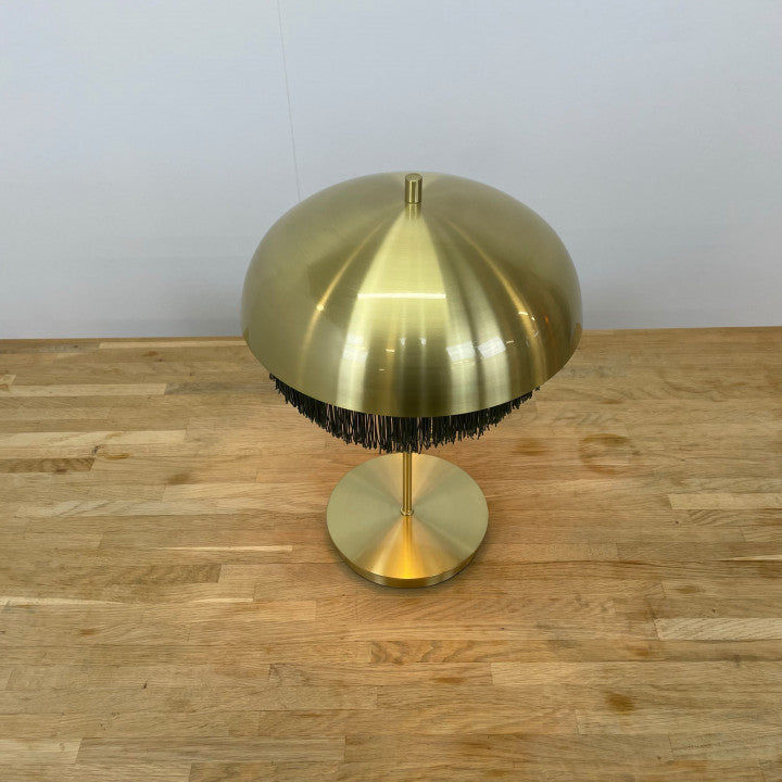 H&M HOME elegant bordlampe av gullfarget metall