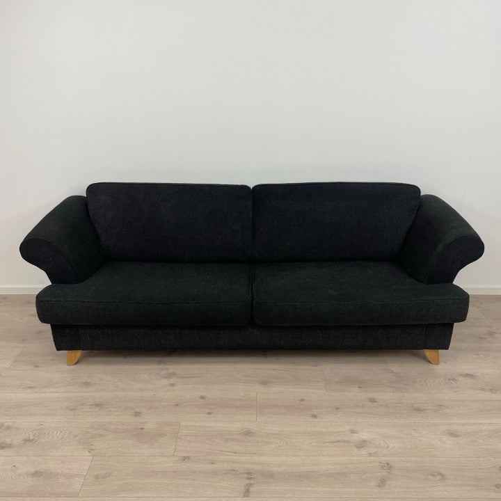 Sort 3-seter sofa