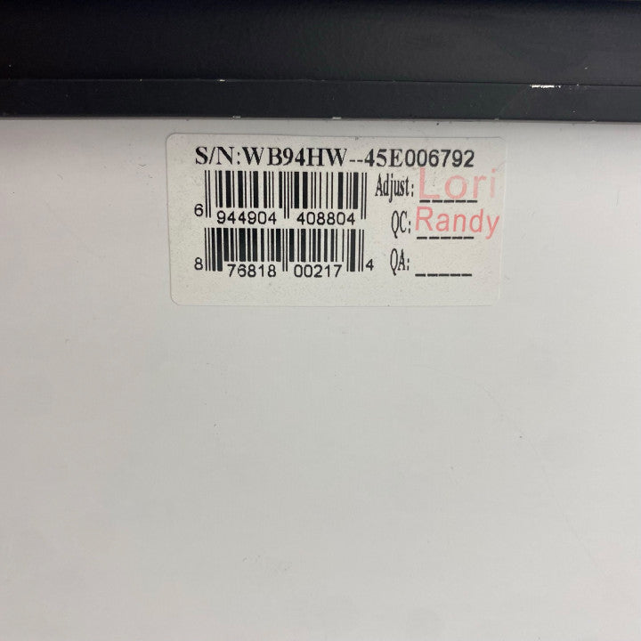 Whiteboard tavle med svart ramme