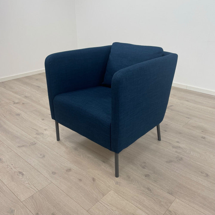 Nyrenset | Mørk blå IKEA Ekerö lenestol