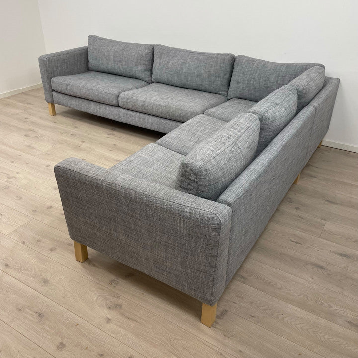 Nyrenset | Grå IKEA Karlstad hjørnesofa