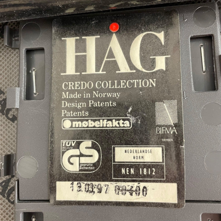 Håg Credo collection kontorstol med armlener