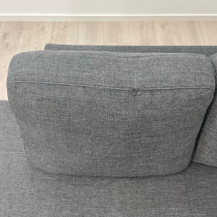 Nyrenset | Grå u-sofa med sjeselong