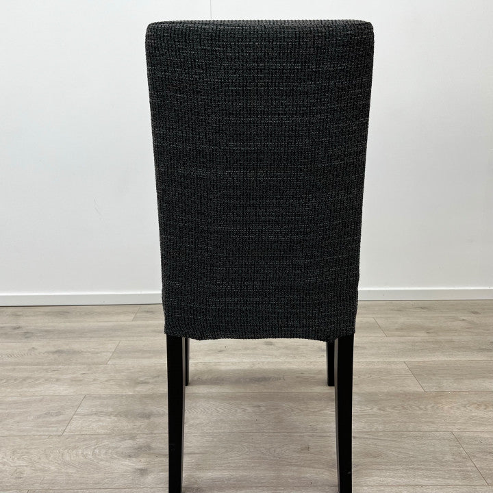 IKEA Henriksdal spisestoler med polstret sete i svart farge