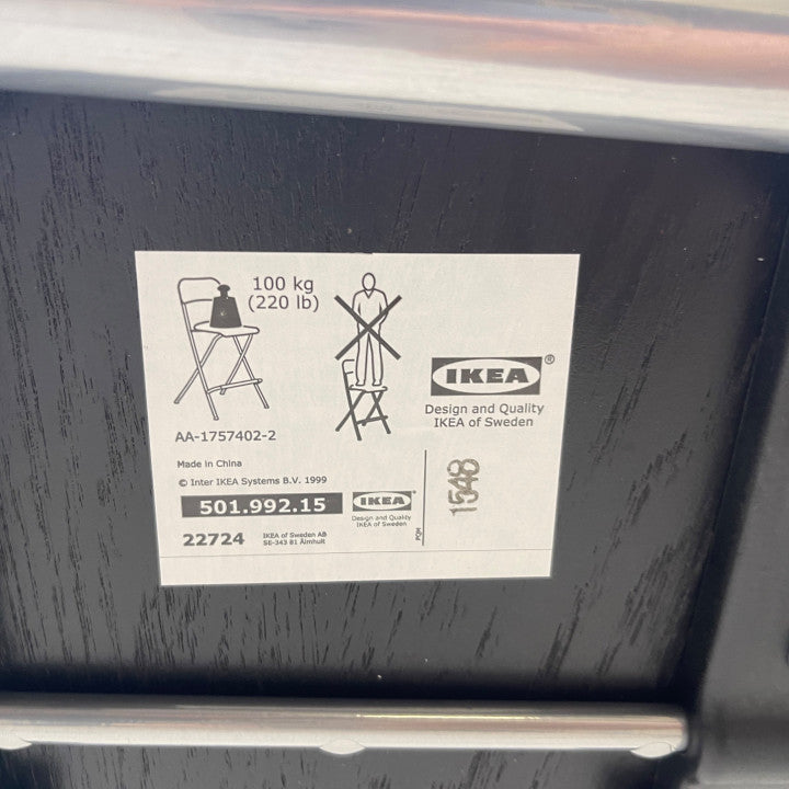 IKEA Franklin sammenleggbar barkrakk