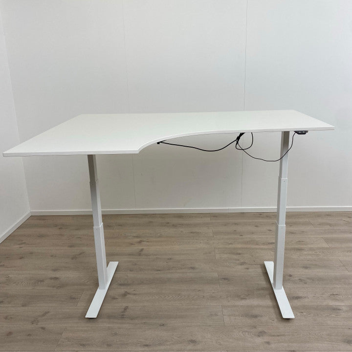 Elektrisk hev/senk skrivebord med venstresving