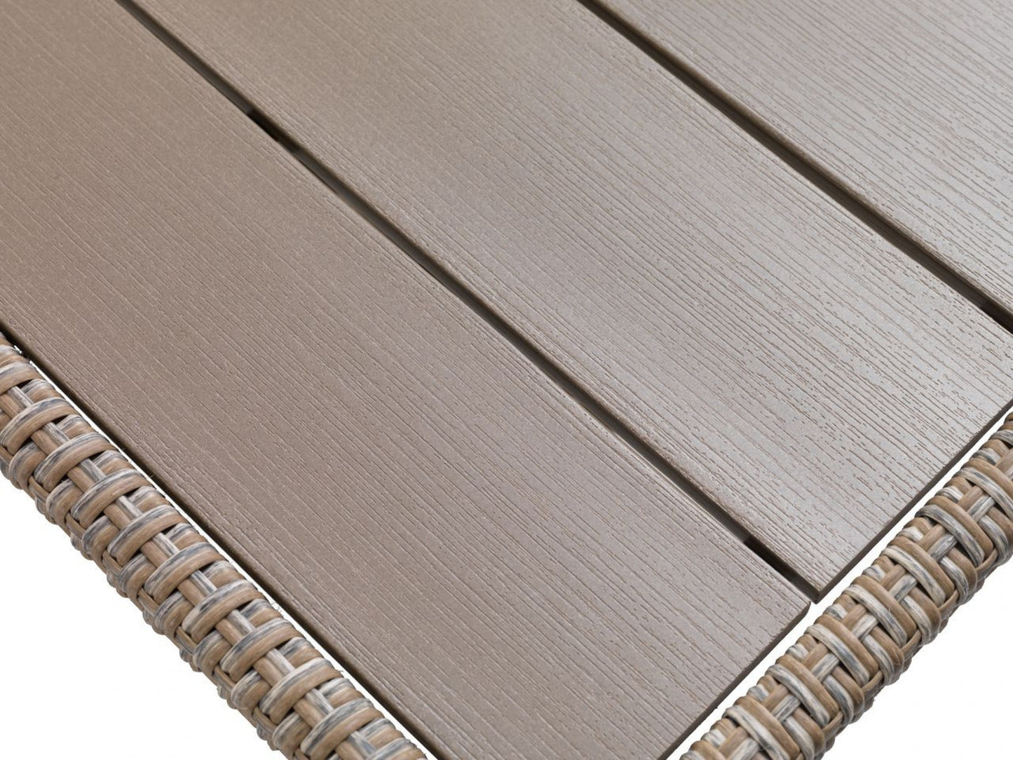 Uåpnet og flatpakket | Strib hagebord B84xL150 natur