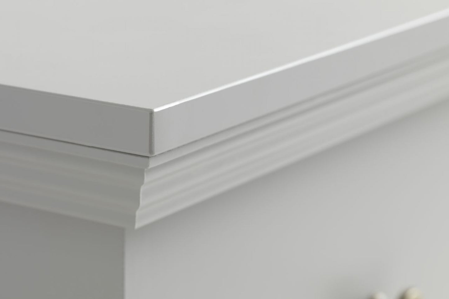 Uåpnet og flatpakket | Grå Bakken kommode med 4 skuffer