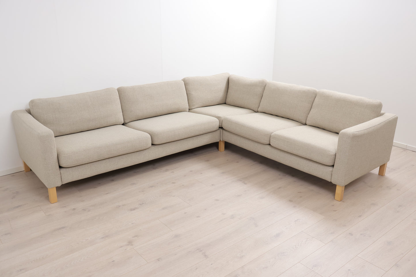 Nyrenset | Beige IKEA Karlstad hjørnesofa