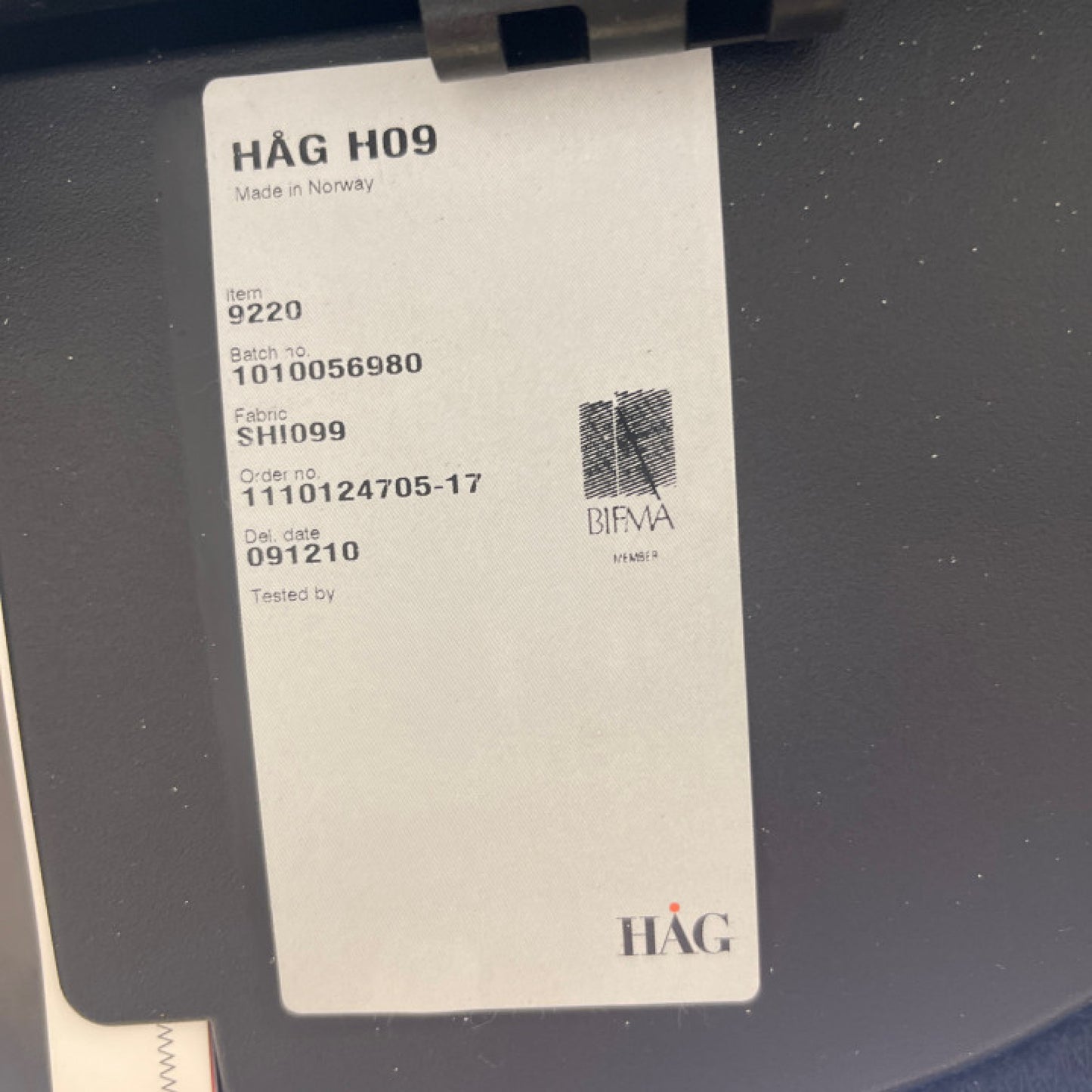 HÅG H09 Communication 9272