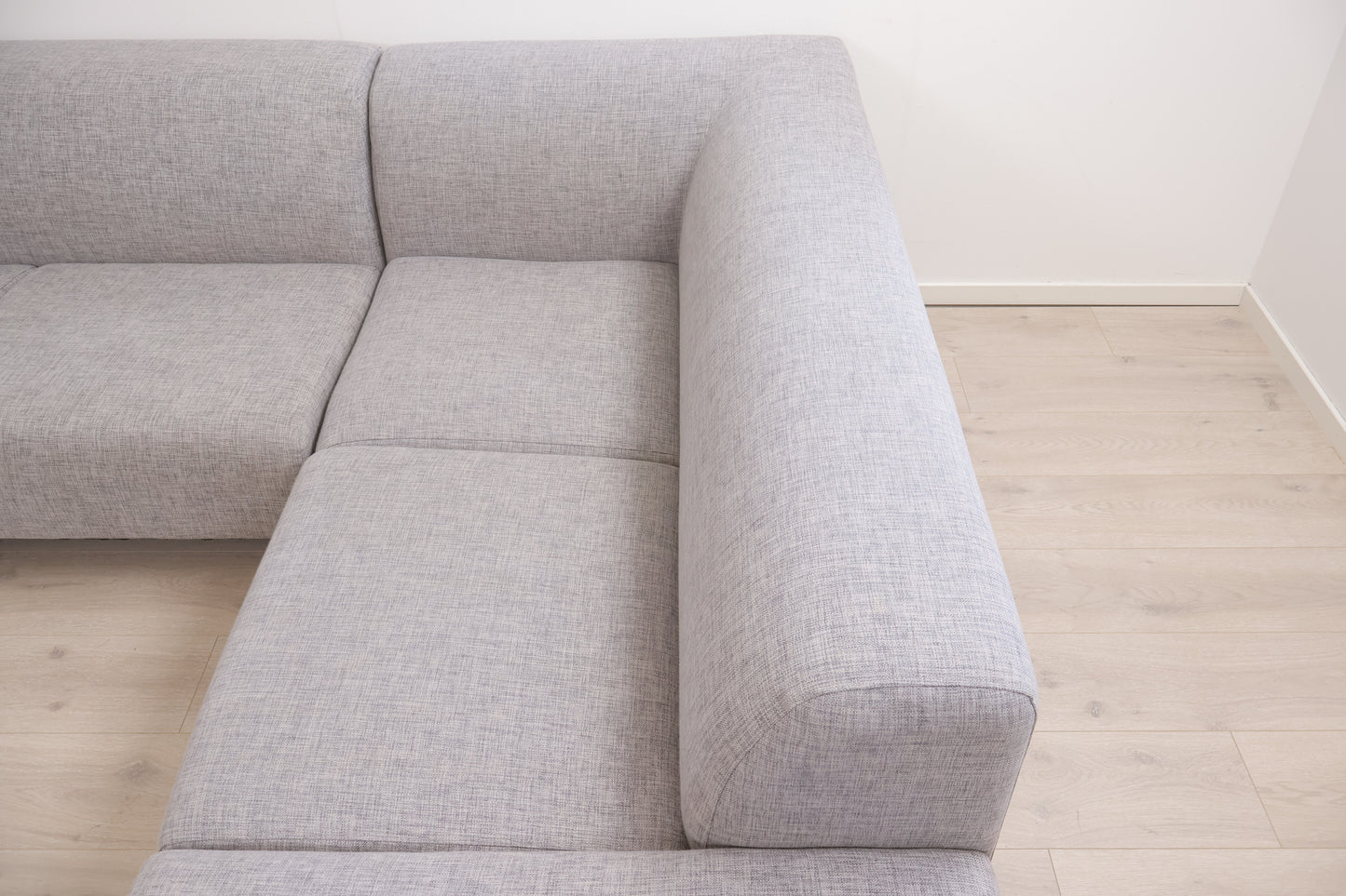 Nyrenset | Grå Bolia Seville 6-seter hjørnesofa med åpen ende