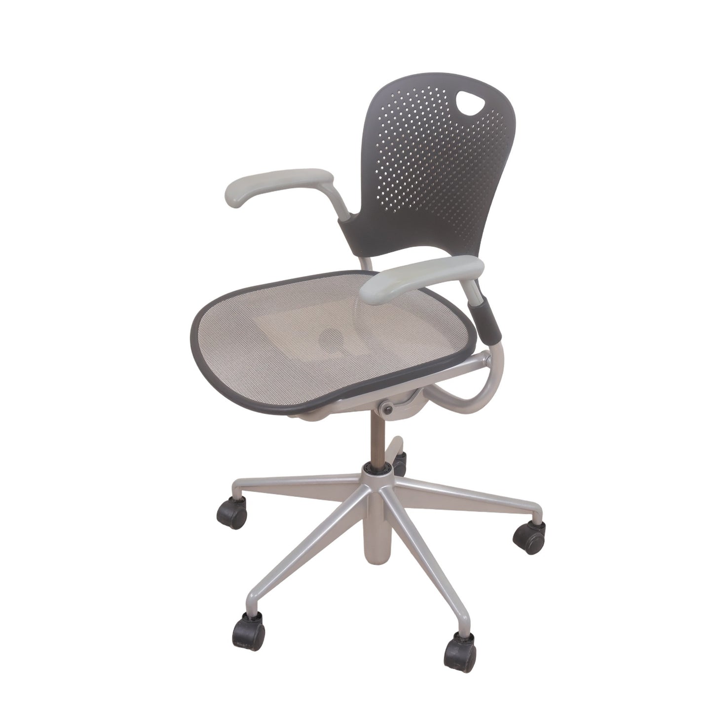 Nyrenset | Herman Miller kontorstol i grå/svart farge