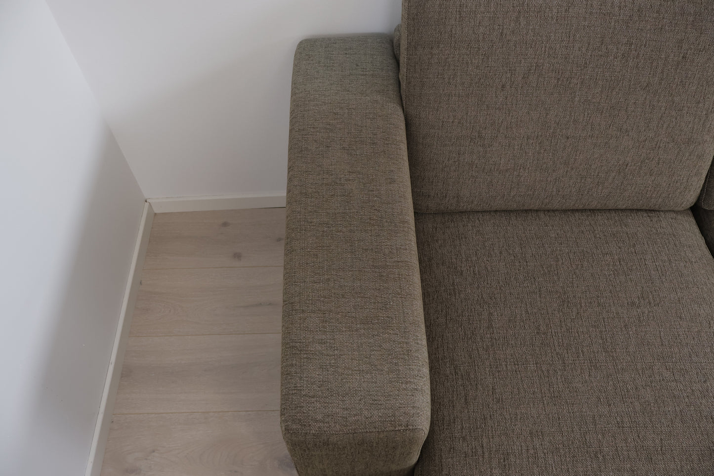 Nyrenset | Brun/grønn Palma u-sofa med hjørne og sjeselong fra SITS