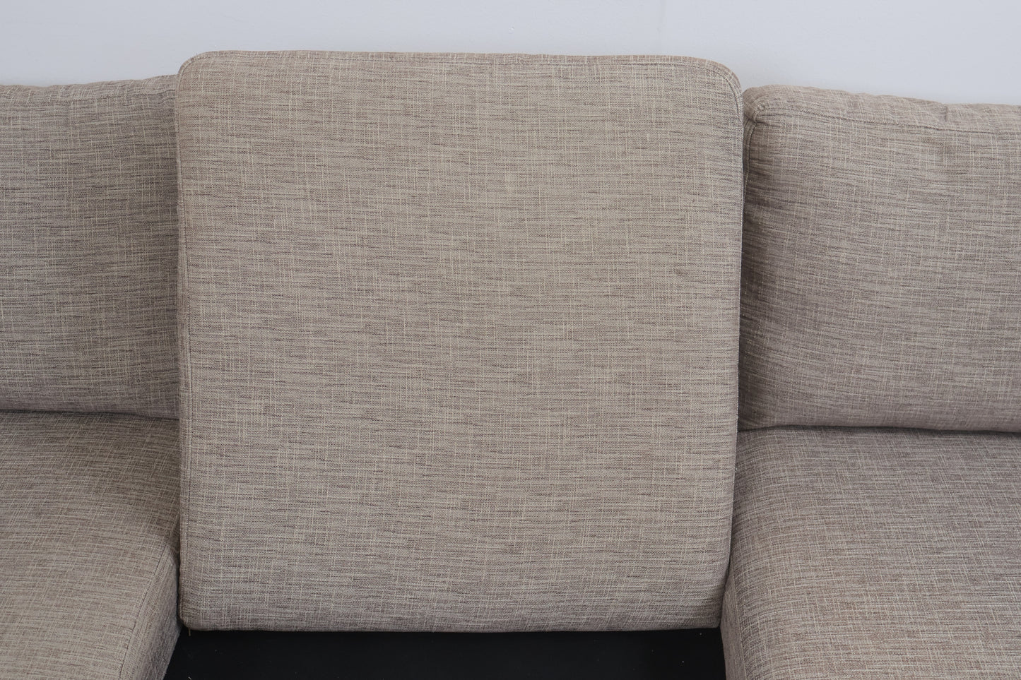 Nyrenset | Beige/grå vendbar sjeselongsofa