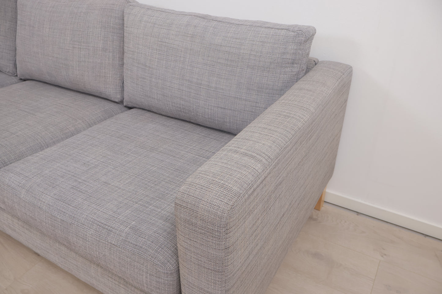 Nyrenset | Grå vendbar IKEA Karlstad sjeselongsofa