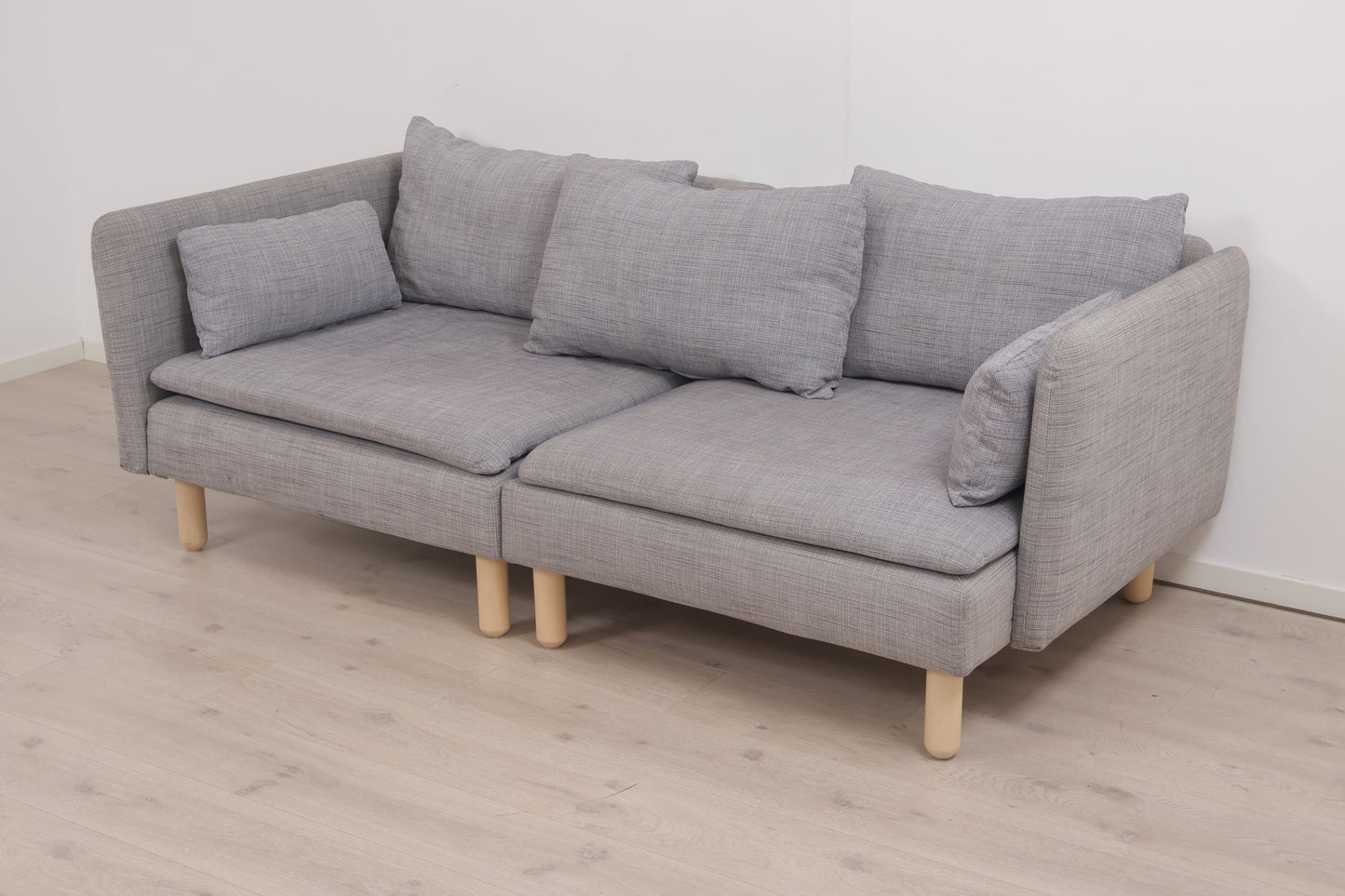 Nyrenset | Lys grå IKEA Söderhamn 3-seter sofa