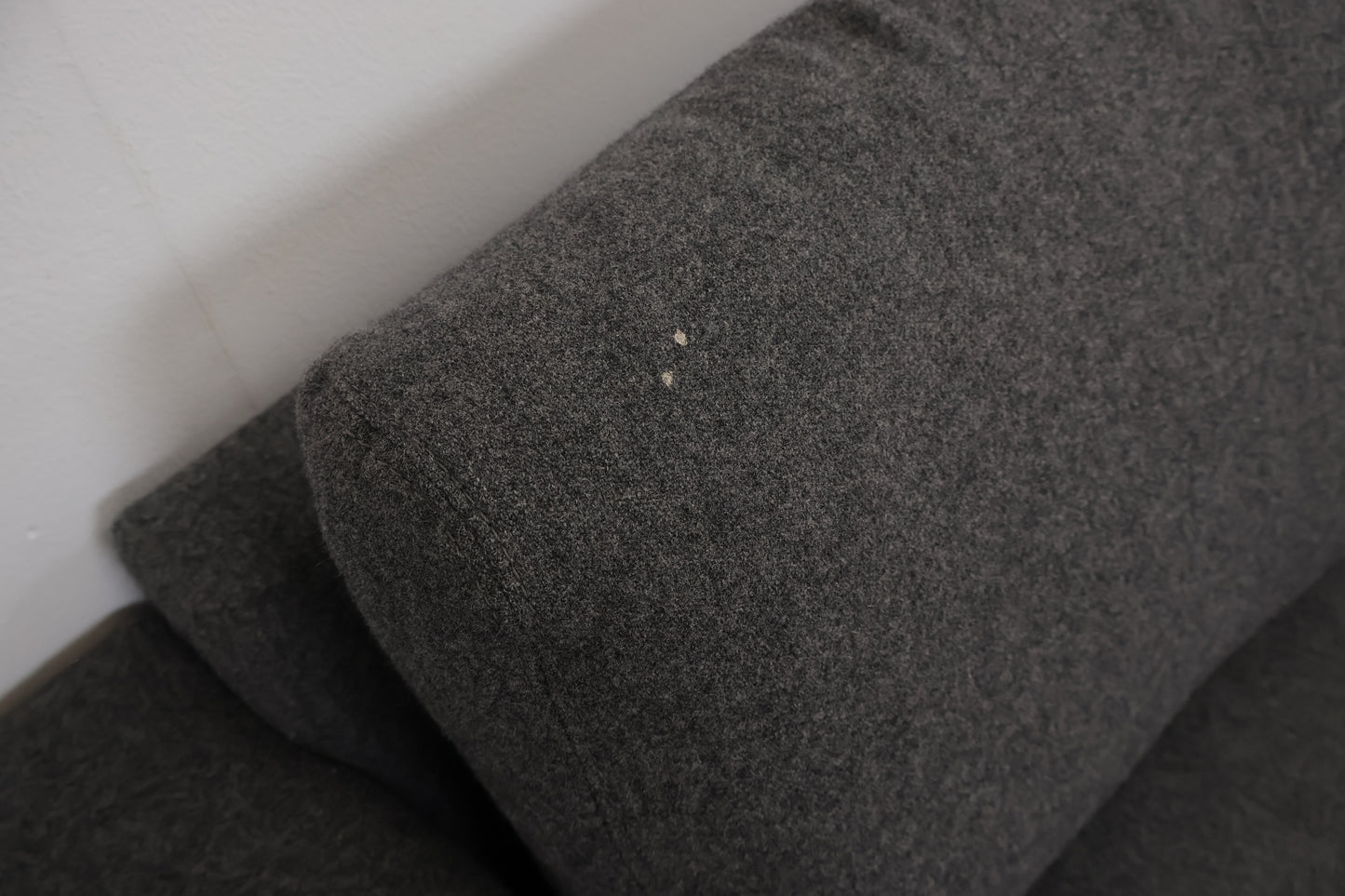 Nyrenset | Grå Bolia Sepia 3-seter sovesofa med sjeselong i ullstoff