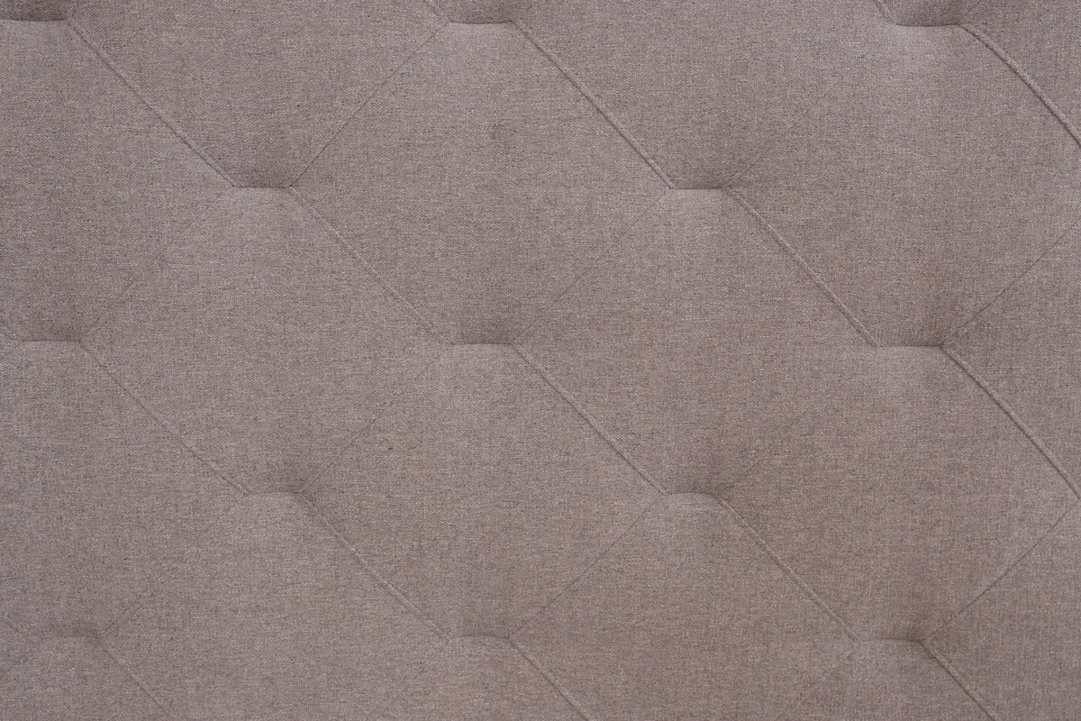 Nyrenset | Lys grå/beige Sandø sengegavl 227cm x 137cm